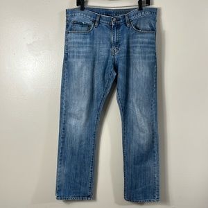 GAP jean pants blue straight leg men’s size 34/30